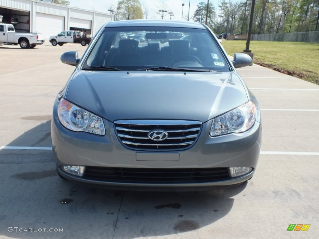 2010 Elantra GLS - Carbon Gray Mist / Gray photo #10