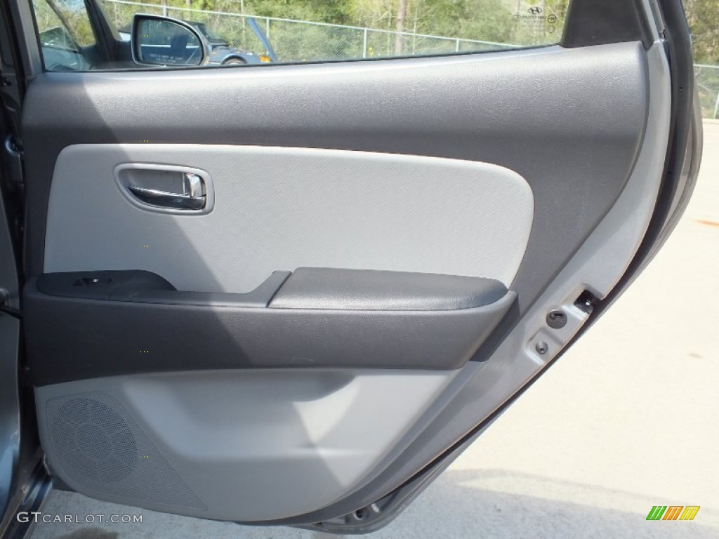 2010 Elantra GLS - Carbon Gray Mist / Gray photo #17