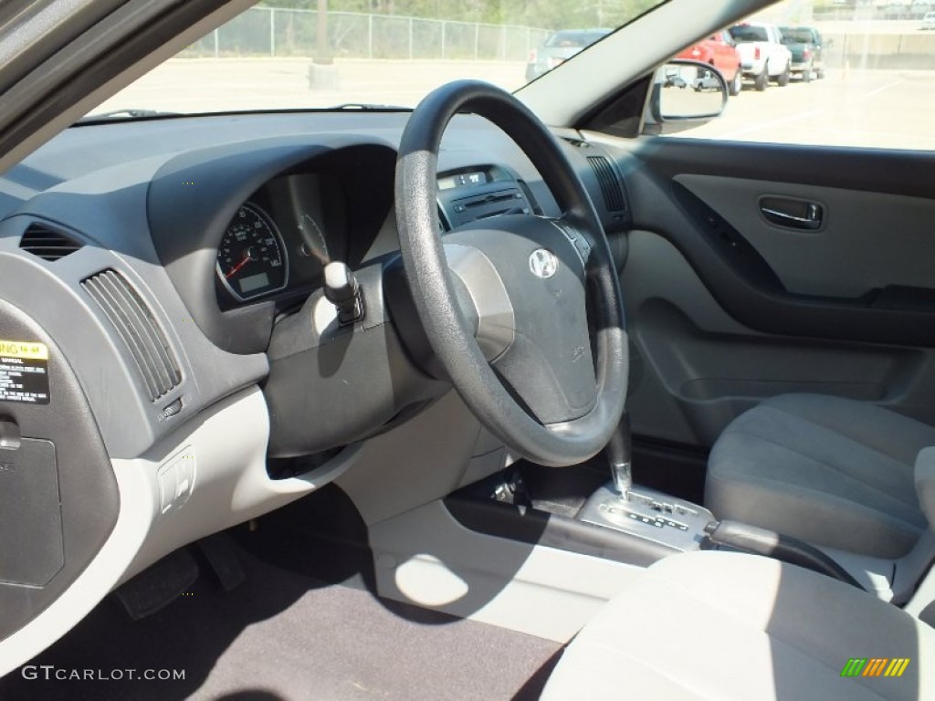 2010 Elantra GLS - Carbon Gray Mist / Gray photo #27