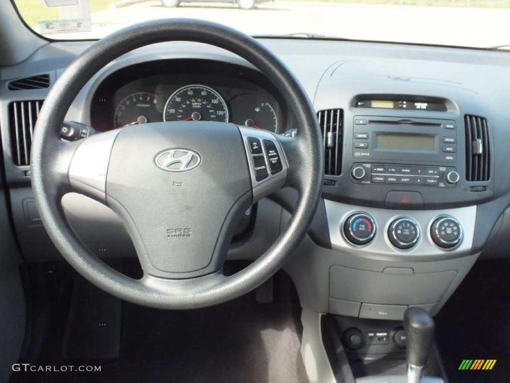 2010 Hyundai Elantra GLS Gray Dashboard Photo #62197503