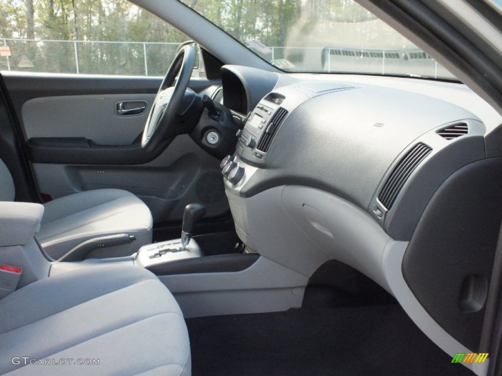 2010 Elantra GLS - Carbon Gray Mist / Gray photo #38