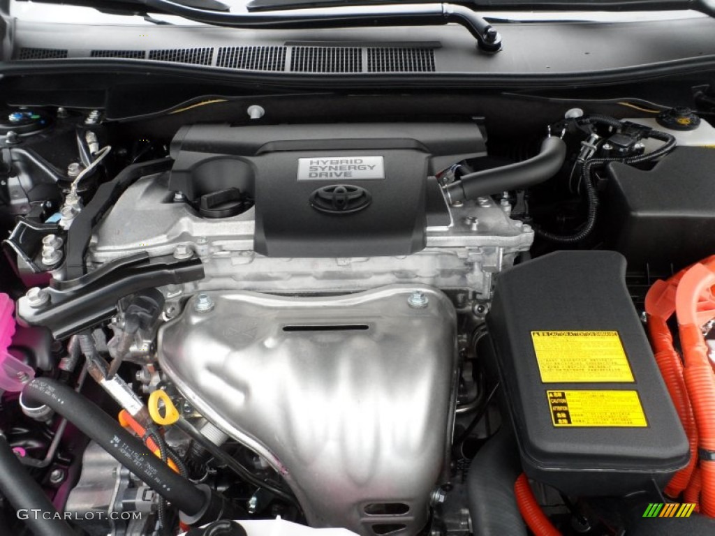 2012 Toyota Camry Hybrid XLE 2.4 Liter H DOHC 16-Valve Dual VVT-i 4 Cylinder Gasoline/Electric Hybrid Engine Engine Photo #62198261