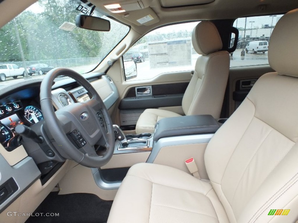 2012 Ford F150 Lariat SuperCrew Front Seat Photo #62198294