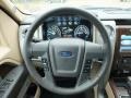 Pale Adobe 2012 Ford F150 Lariat SuperCrew Steering Wheel