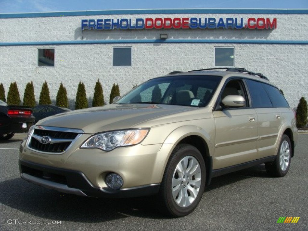 2009 Outback 3.0R Limited Wagon - Harvest Gold Metallic / Warm Ivory photo #1