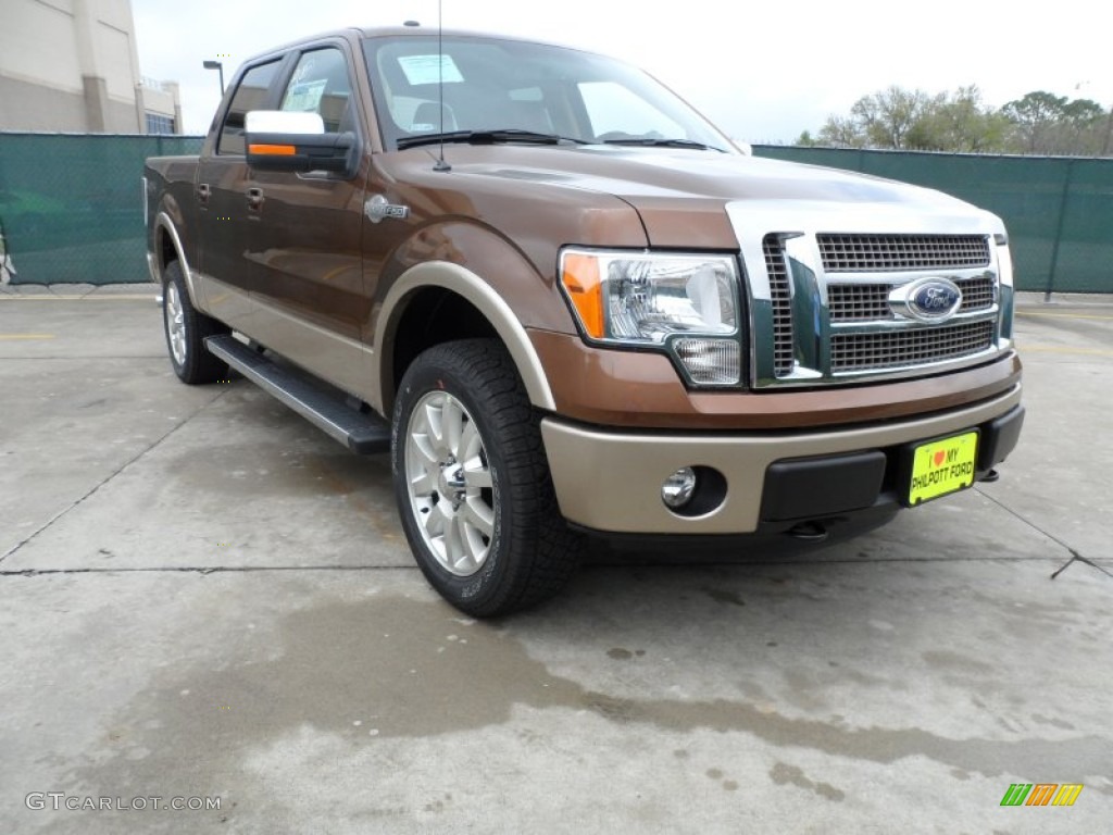 2012 F150 King Ranch SuperCrew 4x4 - Golden Bronze Metallic / King Ranch Chaparral Leather photo #1