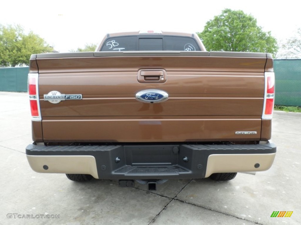 2012 F150 King Ranch SuperCrew 4x4 - Golden Bronze Metallic / King Ranch Chaparral Leather photo #4