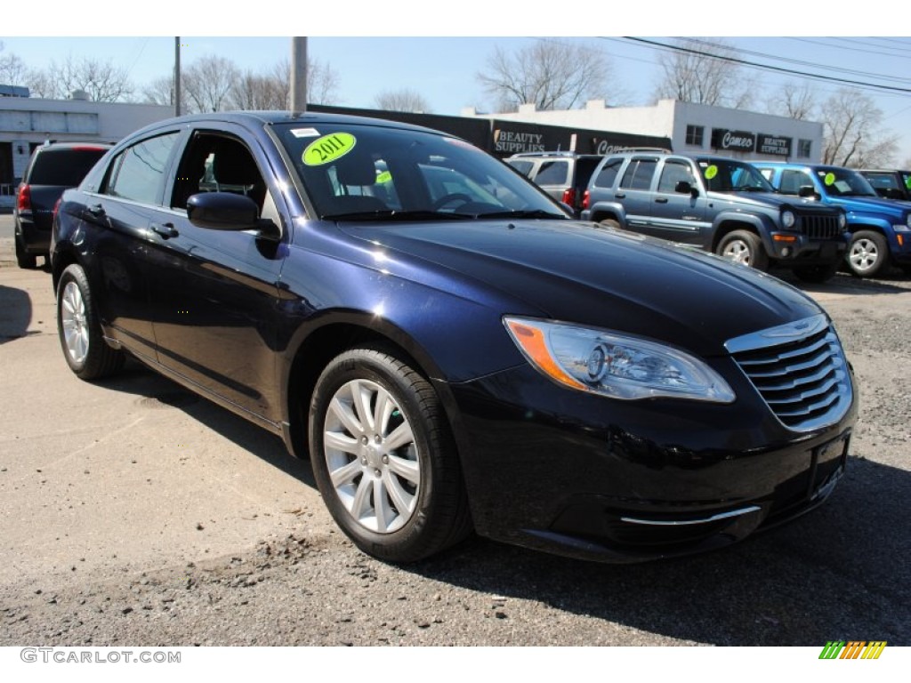 Blackberry Pearl 2011 Chrysler 200 Touring Exterior Photo #62198492