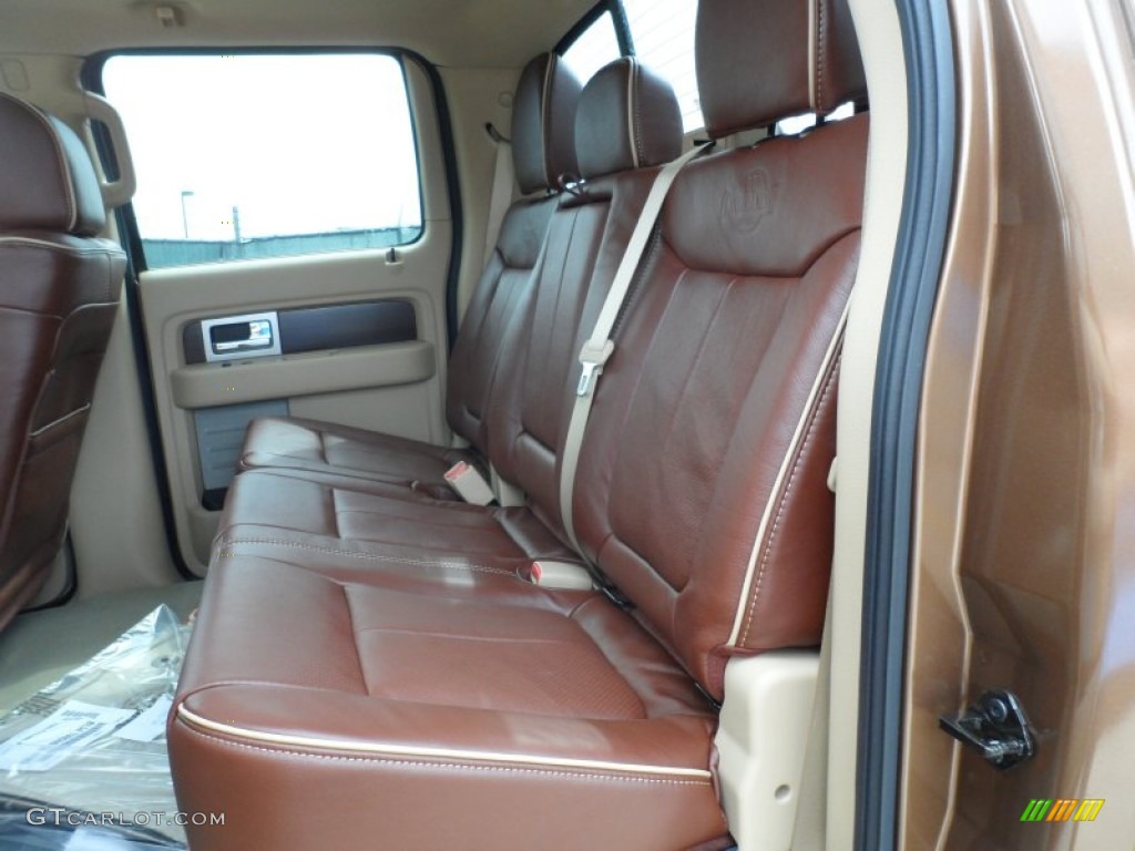2012 F150 King Ranch SuperCrew 4x4 - Golden Bronze Metallic / King Ranch Chaparral Leather photo #23