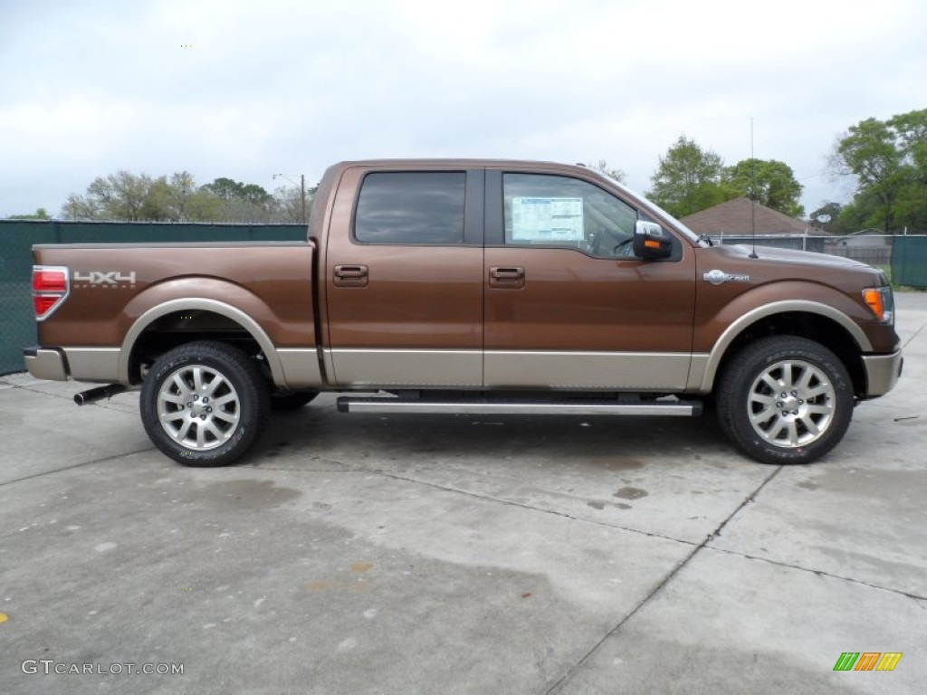 2012 F150 King Ranch SuperCrew 4x4 - Golden Bronze Metallic / King Ranch Chaparral Leather photo #2