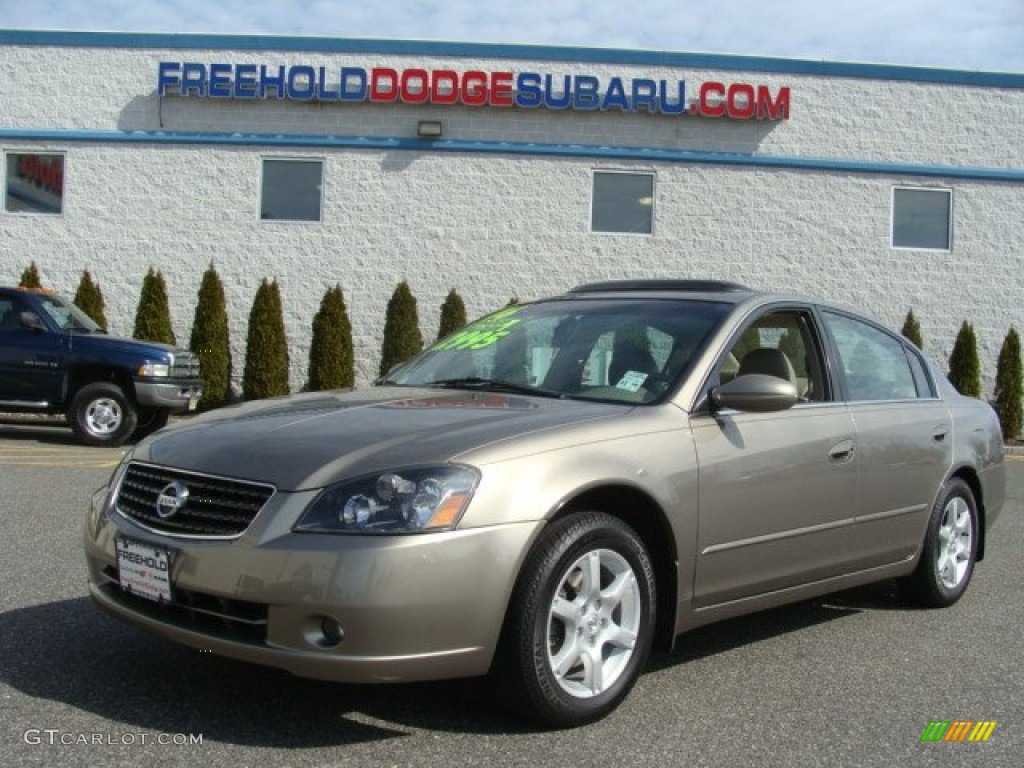 2006 Altima 2.5 SL - Polished Pewter Metallic / Blond photo #1