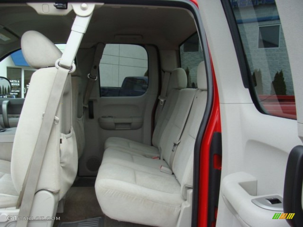 2007 Sierra 2500HD SLE Extended Cab 4x4 - Fire Red / Dark Titanium photo #7