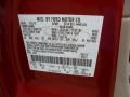 FL: Toreador Red Metallic 2012 Ford Escape XLT Color Code