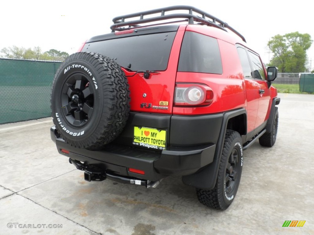 2012 FJ Cruiser Trail Teams Special Edition 4WD - Radiant Red / Dark Charcoal photo #3