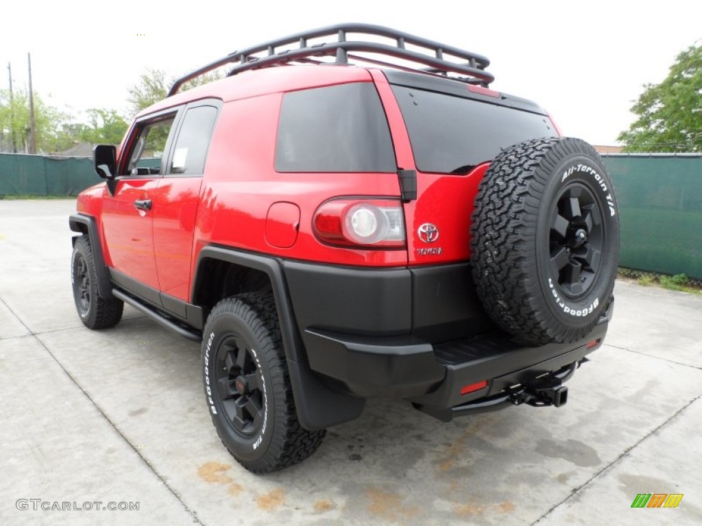 2012 FJ Cruiser Trail Teams Special Edition 4WD - Radiant Red / Dark Charcoal photo #5