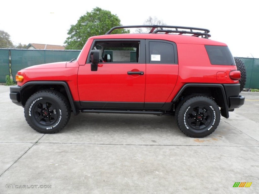 2012 FJ Cruiser Trail Teams Special Edition 4WD - Radiant Red / Dark Charcoal photo #6