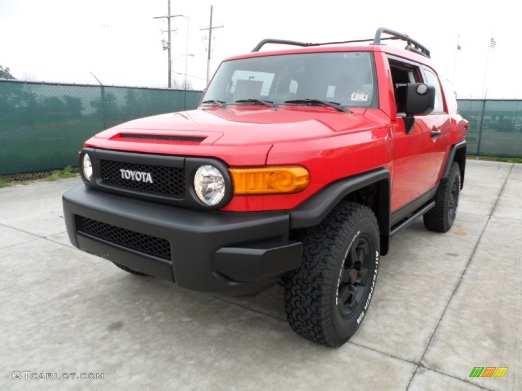 2012 FJ Cruiser Trail Teams Special Edition 4WD - Radiant Red / Dark Charcoal photo #7