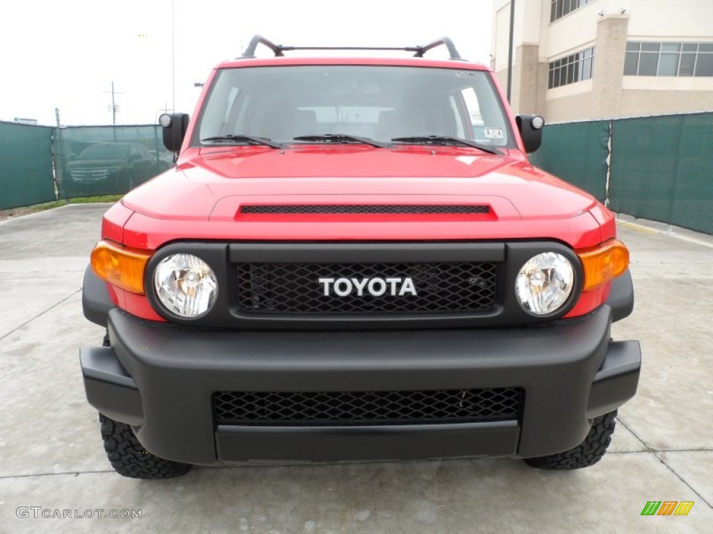 2012 FJ Cruiser Trail Teams Special Edition 4WD - Radiant Red / Dark Charcoal photo #8