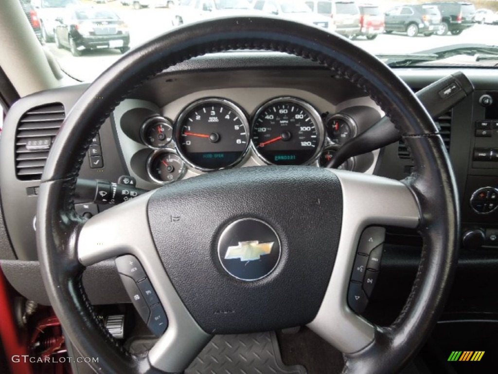 2008 Silverado 1500 LT Extended Cab 4x4 - Deep Ruby Metallic / Ebony photo #13