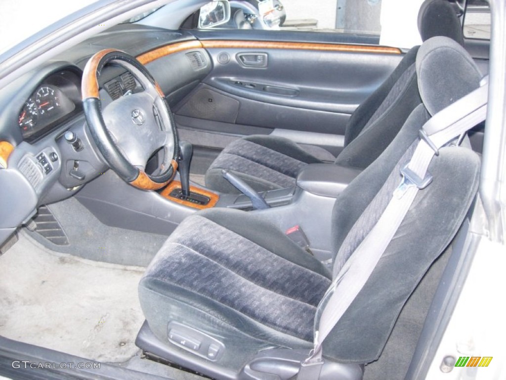 2002 Toyota Solara SE V6 Coupe Interior Color Photos