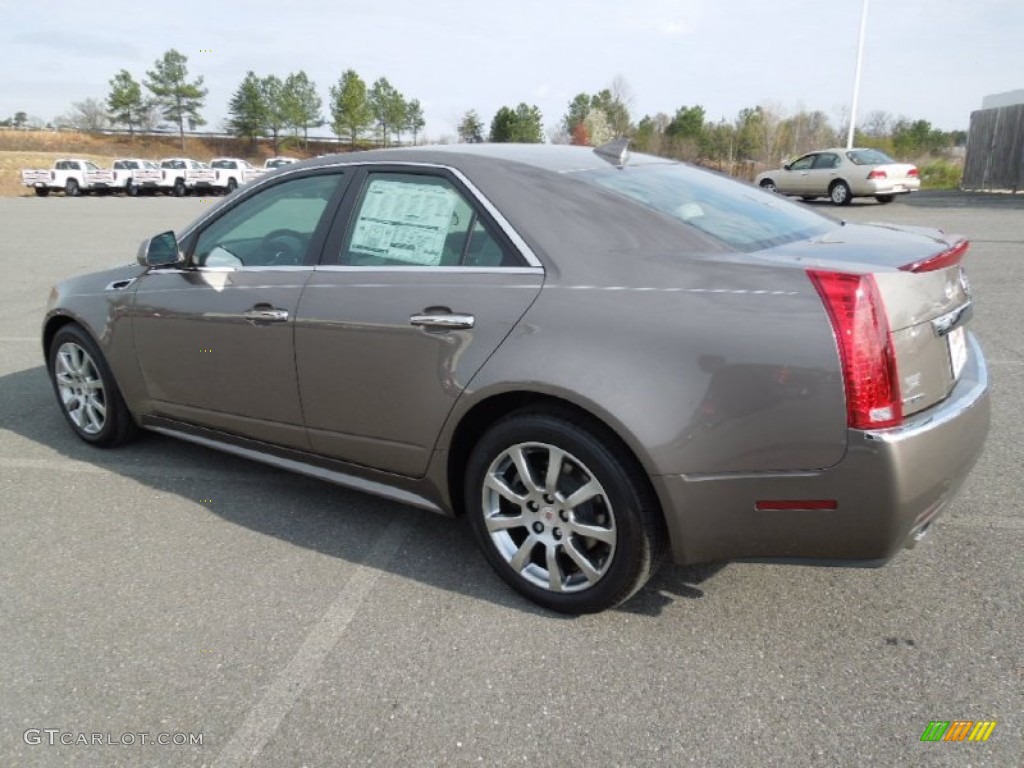 Mocha Steel Metallic 2012 Cadillac CTS 3.0 Sedan Exterior Photo #62201543