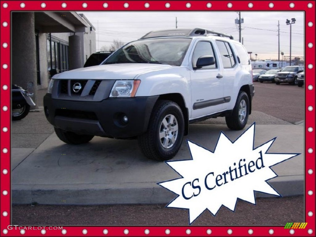 2007 Xterra Off Road 4x4 - Avalanche White / Charcoal photo #1