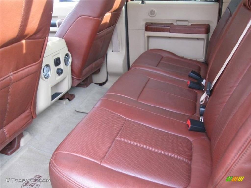 2011 F350 Super Duty King Ranch Crew Cab 4x4 - Royal Red Metallic / Chaparral Leather photo #13