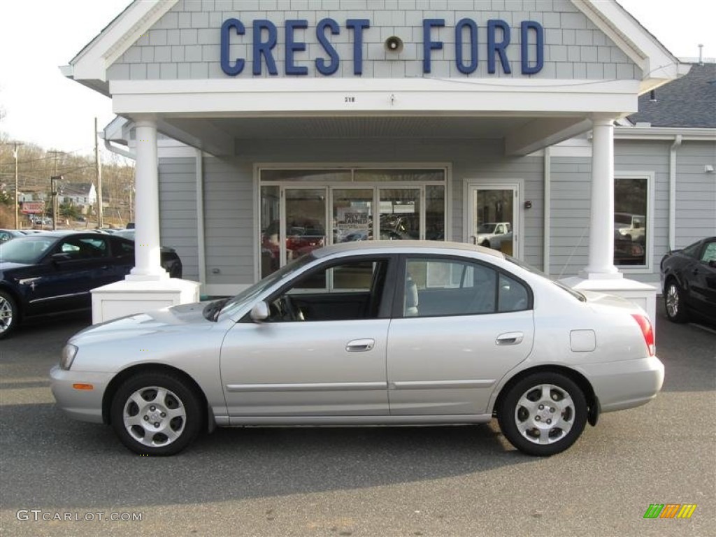 2001 Elantra GLS - Pewter / Gray photo #1