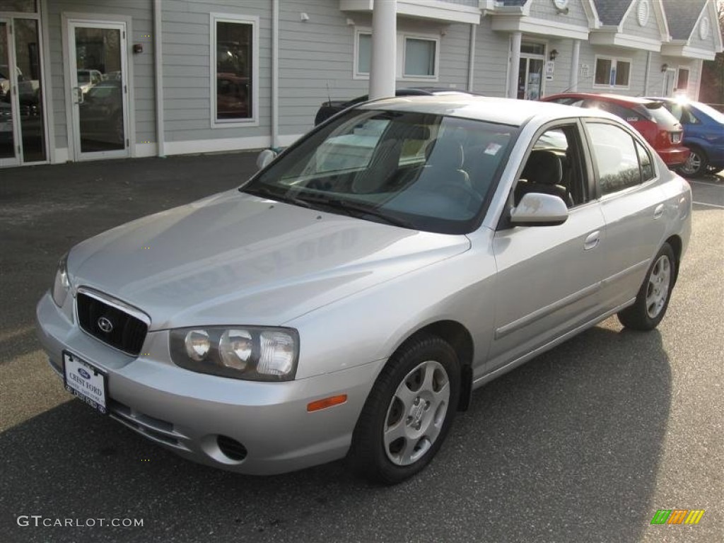 2001 Elantra GLS - Pewter / Gray photo #2