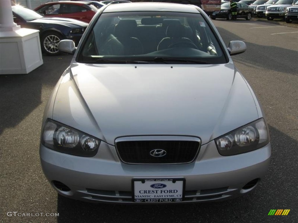 2001 Elantra GLS - Pewter / Gray photo #3