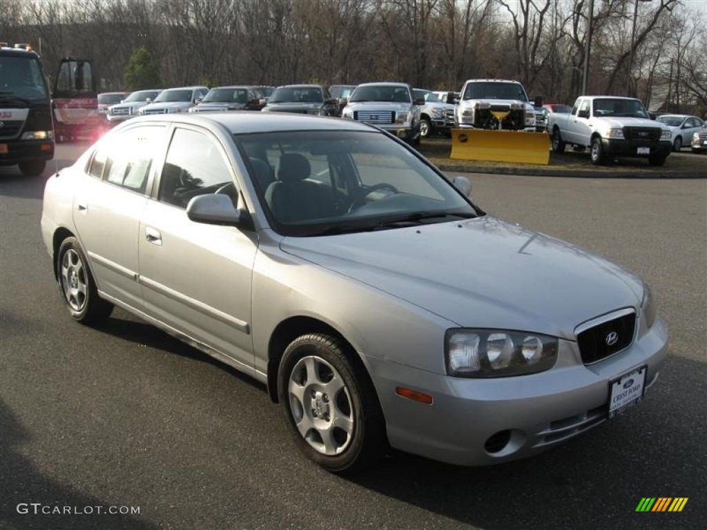 2001 Elantra GLS - Pewter / Gray photo #4