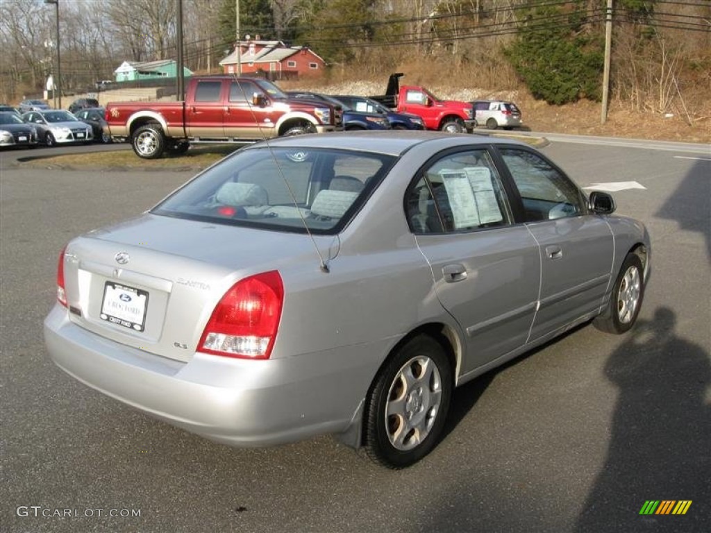 2001 Elantra GLS - Pewter / Gray photo #6