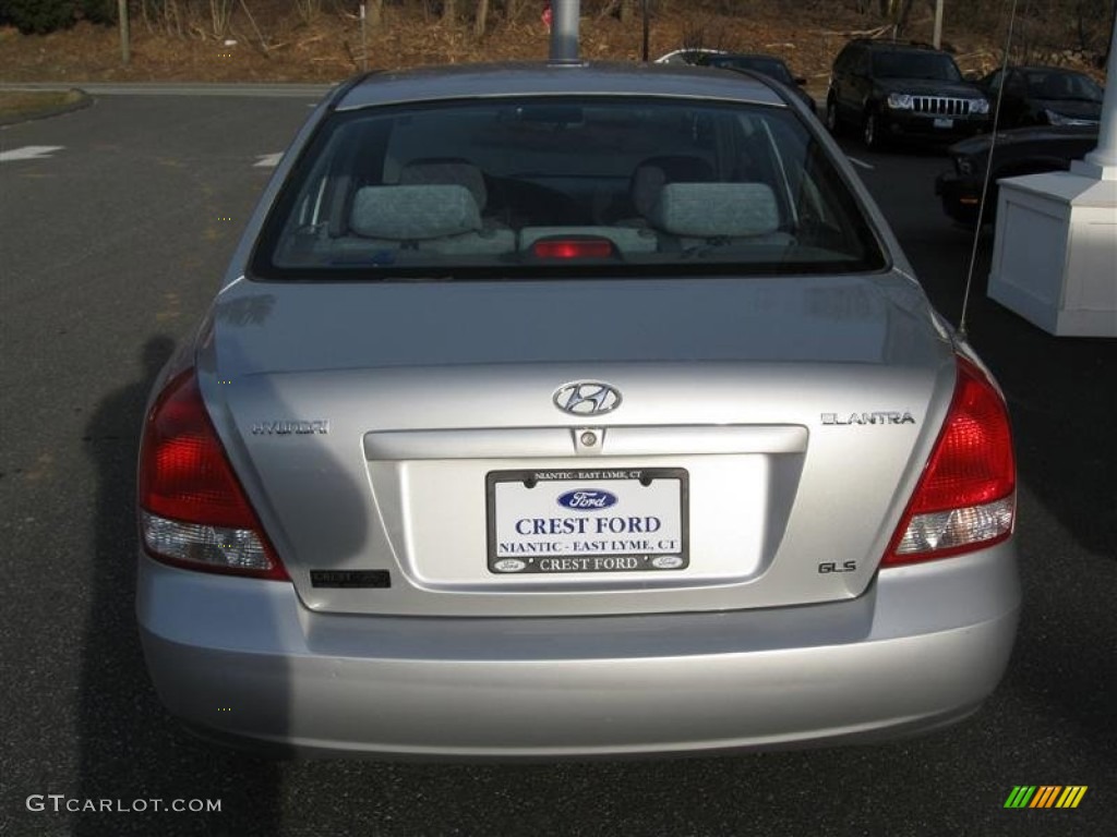 2001 Elantra GLS - Pewter / Gray photo #7