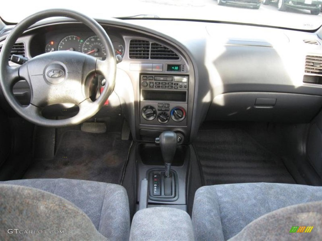 2001 Elantra GLS - Pewter / Gray photo #12