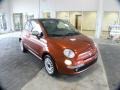 2012 Rame (Copper Orange) Fiat 500 Lounge  photo #7