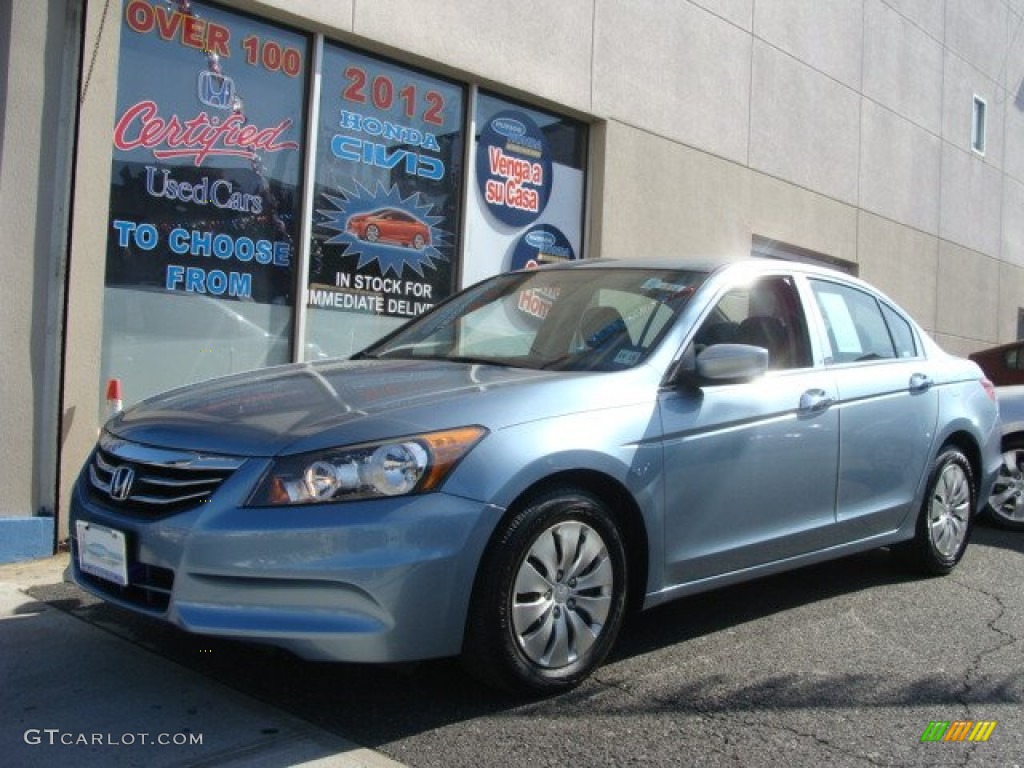 2011 Accord LX Sedan - Celestial Blue Metallic / Black photo #1