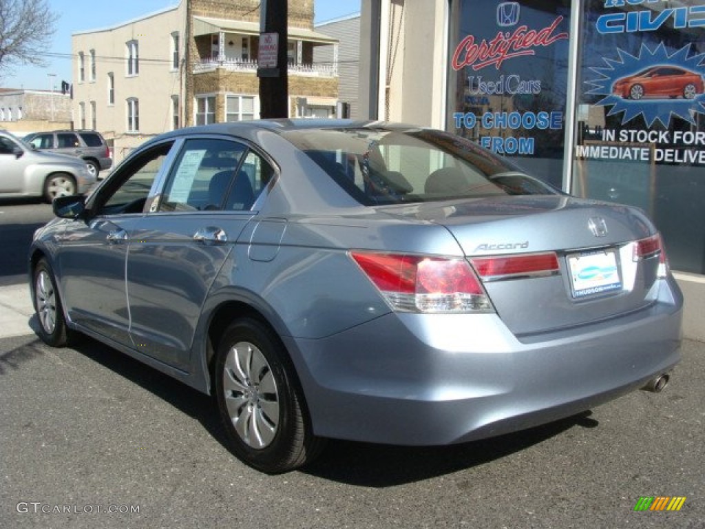 2011 Accord LX Sedan - Celestial Blue Metallic / Black photo #4