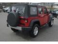 2008 Flame Red Jeep Wrangler Unlimited X 4x4  photo #41