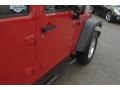 2008 Flame Red Jeep Wrangler Unlimited X 4x4  photo #45