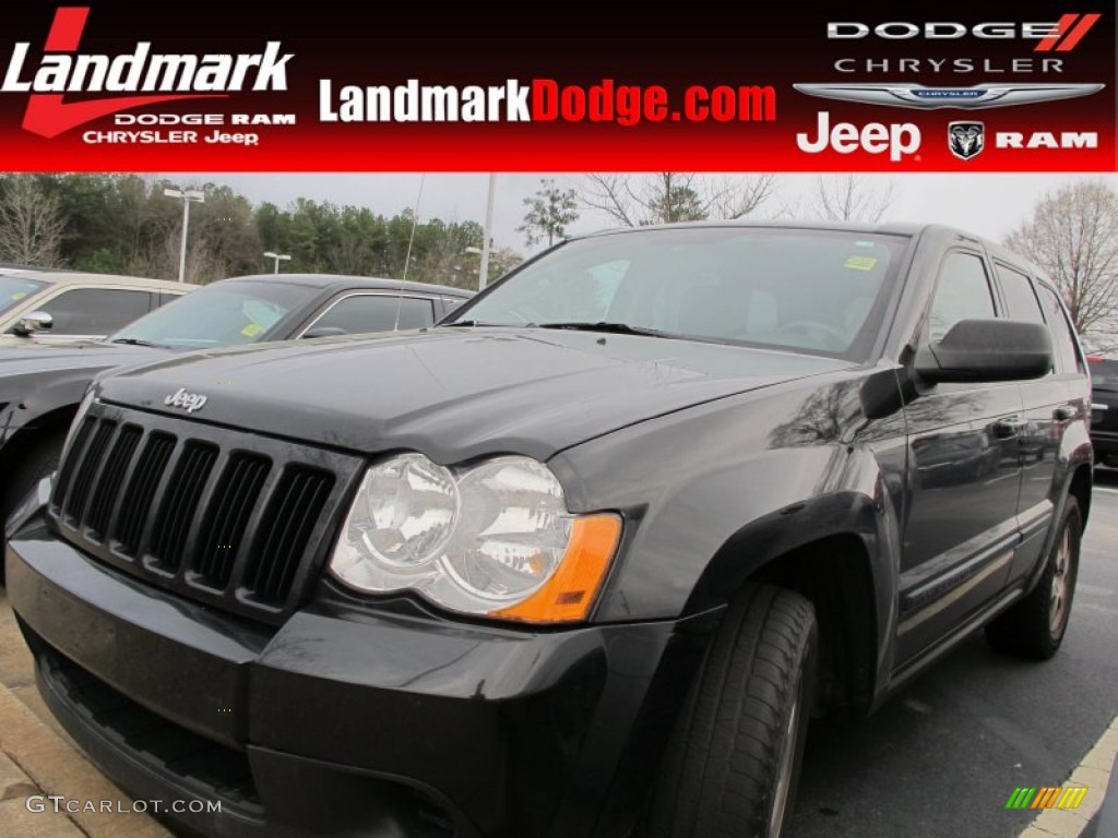 2008 Grand Cherokee Laredo - Black / Dark Slate Gray photo #1