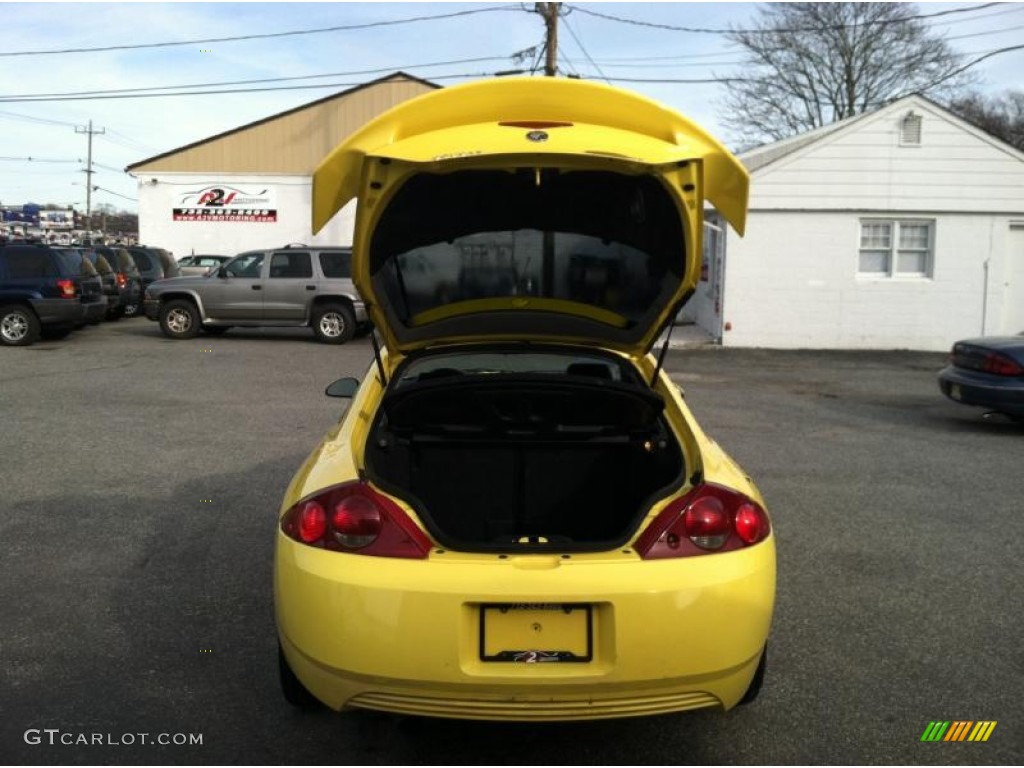 2001 Cougar V6 - Zinc Yellow / Midnight Black photo #12