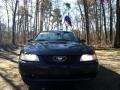 2000 Black Ford Mustang V6 Coupe  photo #2