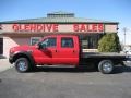 Red - F250 Super Duty XL Crew Cab 4x4 Chassis Photo No. 10