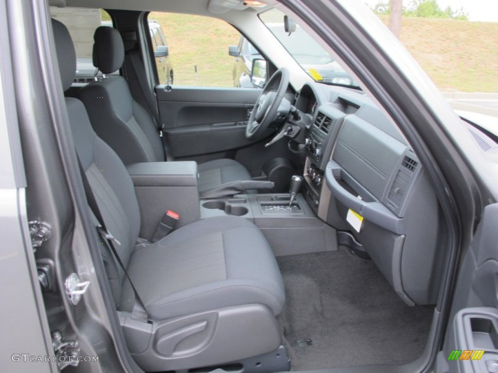 Dark Slate Gray Interior 2012 Jeep Liberty Sport Photo #62207583