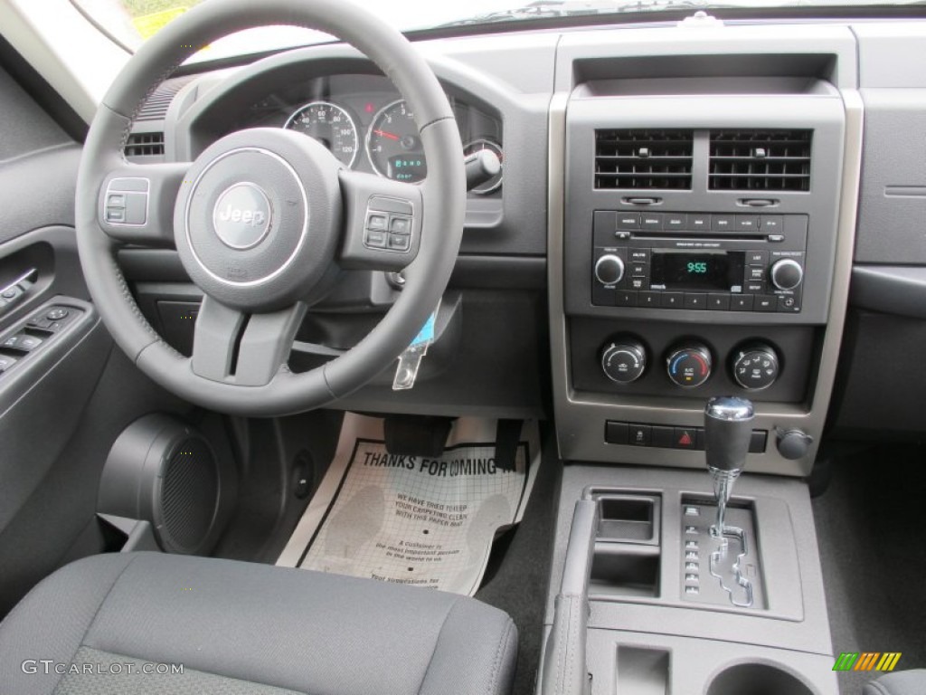 2012 Jeep Liberty Sport Dark Slate Gray Dashboard Photo #62207590