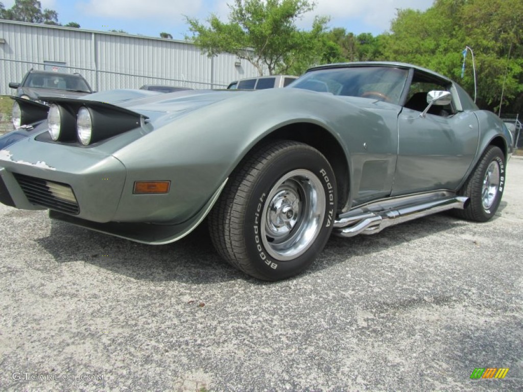 1977 Corvette Custom Coupe - Custom Grey / Black photo #4