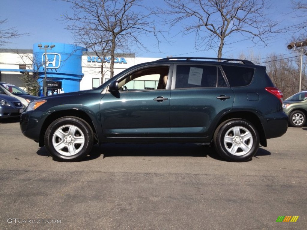 2009 RAV4 4WD - Black Forest Pearl / Sand Beige photo #1