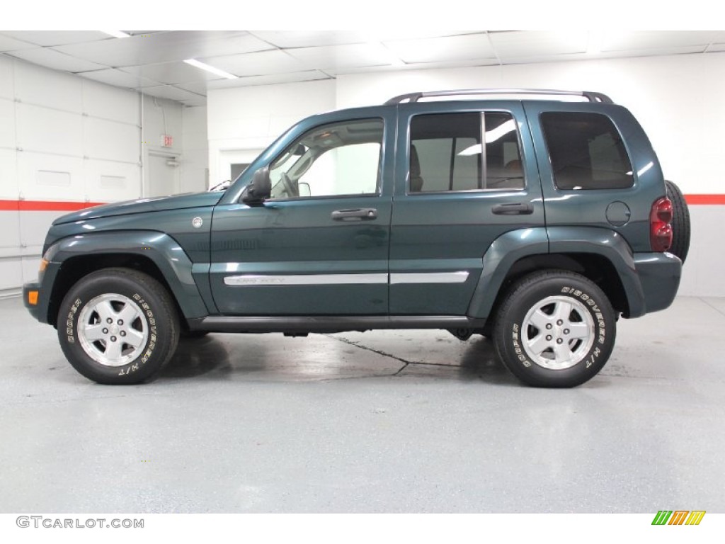 2005 Liberty Limited 4x4 - Deep Beryl Green Pearl / Khaki photo #3