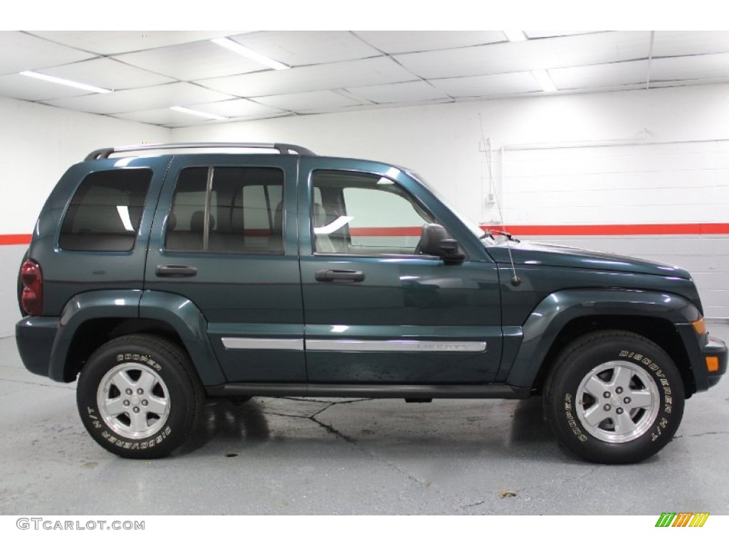 2005 Liberty Limited 4x4 - Deep Beryl Green Pearl / Khaki photo #5