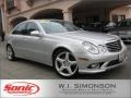 Iridium Silver Metallic 2009 Mercedes-Benz E 550 Sedan